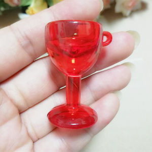 Crystal Acrylic Wine Glasses Gem Toy Simulation Playhouse Accessories for Boys And Girls Childrens Reward Cups Playset