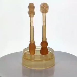 Bộ Rơ Lưỡi Bàn Chải Silicon Vệ Sinh Miệng Cho Bé 0-18 Tháng Bàn Chải Đánh Răng Cho Bé Silicon Rơ Lưỡi Silicon Siêu Mềm Mại Set Rơ Lưỡi Cho Bé 2 Chi Tiết Cho Trẻ Sơ Sinh