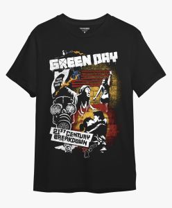 Kaos band Greenday 21st Century Breakdown