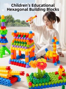 BEISHU | Large Hexagonal Building Blocks Educational Toy
