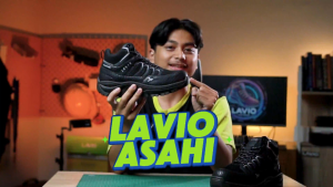 Lavio Sepatu Pria Safety Boots High Premium Quality Asahi Booster Mood Booster Hiking Proyek Outdoor Touring Hitam