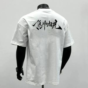 Áo Thun Cotton Cổ Tròn Tay Ngắn in Họa Tiết Mùa Hè Thu Dành Cho Nam Áo Thun Nam Thường Ngày Phong Cách Mỹ Cổ Tròn in Họa Tiết