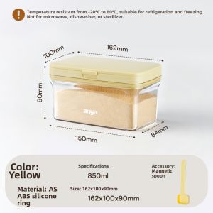 anya | Portable Baby Food Storage Box with Spoon