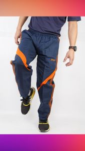 กางเกงผ้าร่มขายาวถูกดี ผ้าโพลิอีสเตอร์ ตรา Sport มีซับตาข่ายด้านในเต็มตัว ใส่สบายสมราคา พร้อมส่ง