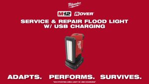 100% Genuine Milwaukee M12 Pivoting Area Light w/ USB Charging - M12 PAL-0