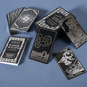 Silver Threaded English Version Introduction Tablecloth for Beginners RWS Classic Tarot Deck Chinese Origin Board Game