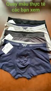Combo 4 Quần lót nam Aristino[Tặng 1 đôi tất Bizmen] mã ABX056 chất liệu cotton oganic mềm mịn thấm hút mồ hôi thân thiện với da nhảy cảm kháng khuẩn khử mùi hiệu quả cạp chun logo đại bàng nổi bật mang lại vẻ nam tính