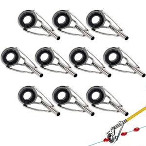 Bộ Dụng Cụ Sửa Chữa Đầu Cần Câu 10 Món 5 Kích Cỡ Chất Liệu Sắt Dành Cho Cần Câu Xa Sửa Chữa Vòng Dẫn Hướng Đầu Cần.