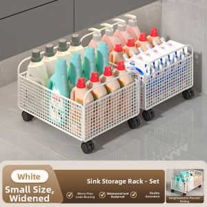 Mobile Bathroom Storage Rack
