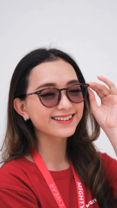MIGHTY Kacamata PhotoChromic AntiRadiasi Wanita - OSCAR LEOPARD