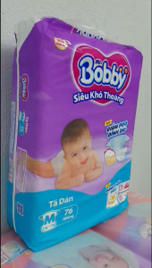 [ COMBO 2 BỊCH ] Tã dán BOBBY size SX80 S70 M76