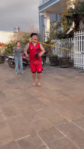 Dây nhảy thể dục nhóm - dây nhảy pvc dài 5 mét - katjumprope