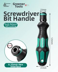 Self-locking Cross and Flathead Screwdriver Set
