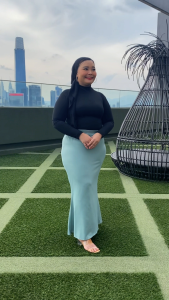 Plus Size (S-L) Cotton Mose Crepe Plain Skirt Duyung Muslimah (8019)