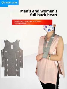 Elderly Patient Clothes Easy to Wear And Remove Sleeveless Shoulder Open Hospital Gown Fracture Post Surgery Caregiving Top