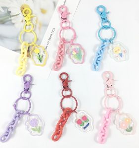 Acrylic Móc Khóa Mặt Dây Chuyền Diy Dập Nổi In Dây Xích Túi Trang Trí Phụ Kiện Điện Thoại Di Động Ốp Lưng Vòng Trang Trí Khóa