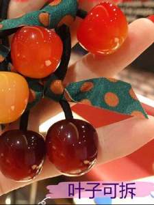 ยางรัดผมแบบเรียบง่ายสำหรับผู้หญิง ยางรัดผมสไตล์เกาหลี ทรงเรียบง่าย แบรนด์ as เครื่องประดับผม ผลิตจากลูกปัด