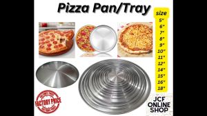 Pizza Tray 1pc 6" 7" 8" 9" 10" 11" 12" 14" 15" 16" 18"| Heavy duty | Round | Tray | Durable | Baking | Kithchen | Serving | Tools | Platters | Utensils | Bakeware | Pans | Bread | Alluminum | Tray for Oven | Pizza overload | Hawaian |