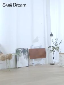 โต๊ะพับกลางแจ้งเก้าอี้ ที่บ้านสะดวกพับโต๊ะตารางง่ายพกพาสะดวกพับโต๊ะกลางคืนร้านขายแผ่นดิน