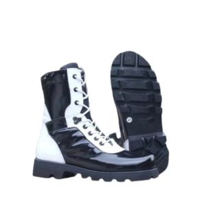 MISIL sepatu PDL FEAT model ULT hitam putih kilap
