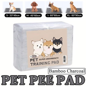 Disposable Dog Pee Pad Pet Diaper Bamboo Charcoal Pee Pads for Dog Training Pad Absorbent Leak-ProofPuppy Pee Pad