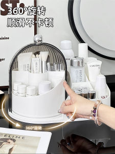 Dustproof Makeup Brush Storage Box Eyeshadow Brush Organizer Stand Cosmetic Brush Holder Desktop Storage Solution Plastic