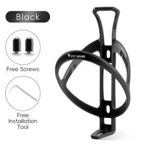 West Biking | WEST BIKING Multicolor Water Bottle Cage PC Cycling Bottle Holder Buckle One-Piece Ultralight MTB Road Bike Water Bottle Bracket