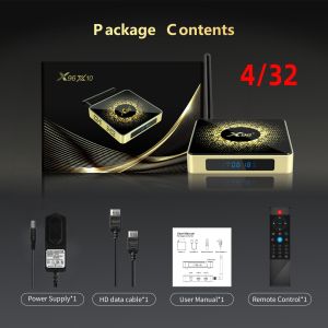 X96 | X96 X10 S928X-J Android 11 TV Box 8GB 128GB Wi-Fi 6 HDMI 2.1a 8K 60fps Media Player USB 3.0 Bluetooth 5.2