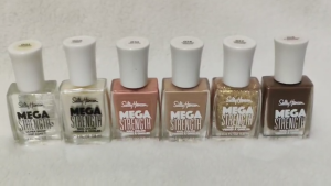 Sally Hansen Mega Strength Nail Polish Lacquer - Strong Long-Lasting Chip-Resistant Glossy Finish 11.8mL