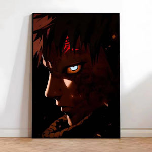 Bandai | Oil Painting Naruto Gaara Anime TV Play By Numbers Home Decor Modern Wall Decor for Living Room Bedroom Perfect Gift Frameless