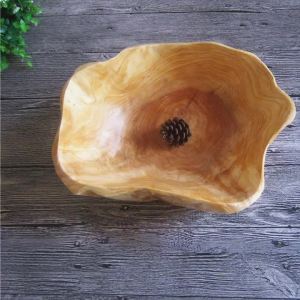 Creative Solid Wood Fruit Plate