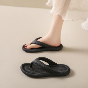Flip Flops Womens Summer Outwear Khaki White Leisure Flip-Flops Slippers Lightweight Non-Slip Flip-Flops Swimming by the Sea Beach Sandals