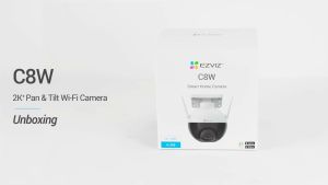 EZVIZ C8W 2K+ Pan & Tilt Outdoor Wifi Security Camera | Color Night Vision | Active Defense | Panoramic Coverage