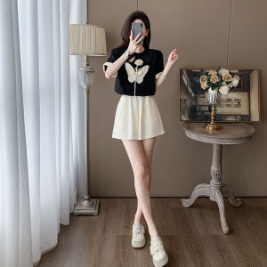 SUYE | Summer Fashion Sport Short Sleeve Set Female Small Size