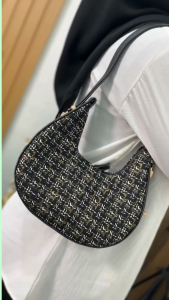 TAS SHOULDER BAG WANITA MOON BAG /TAS BAHU WANITA 2024 / TAS KONDANGAN Cewek (COD) BAHAN KULIT KANVAS