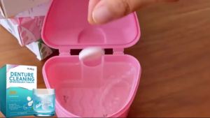 Denture Cleaning Effervescent Tablets Gentle Cleaning Stain Removal Fresh Clean Daily Portable Effervescent Tablets