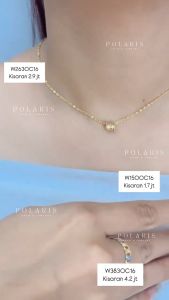Set Perhiasan Simple Kuning