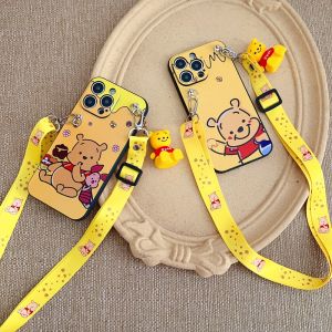 Disney Winnie the Pooh piglet toàn bộ chống sốc cơ thể hoạt hình dễ thương vỏ điện thoại di động cho iphone 15 pro max vỏ mềm vỏ điện thoại cho iphone 14 pro max ốp lưng điện thoại trường hợp cho Apple 13 12 mini 11 xs xr 8 7 cộng với 6 s 6 se vỏ bảo vệ