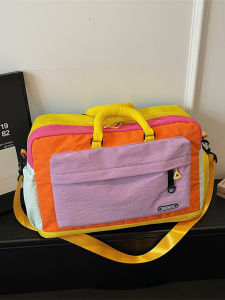 LEYUEMAO | Trendy Color Travel Bag Dry-Wet Separation Large Capacity Light-Weight