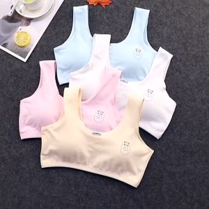 Stock Selangor Baby Teenage Girls Sports Training Bra Girls training Bra Wireless Bralette 8-16 years old
