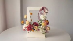 10pcs Flower Box DIY: Tas Bunga & Kotak Tenteng Bunga