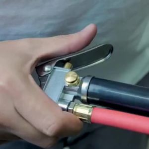 1 Đồng Hồ Đo Áp Suất Lốp Hạng Nặng Với 30 Kim ° Giao Diện Máy Bơm Hơi EU Công Cụ Sửa Chữa Xe Tải SUV Tự Động 10-120 PSI Cho Máy Nén Khí
