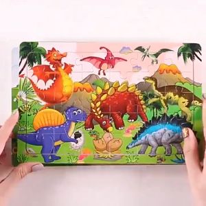 WE Puzzle Jigsaw Kayu 60pcs Kotak Box Puzzle Wooden 60pcs Mainan Edukasi Puzzle Jigsaw Kaleng