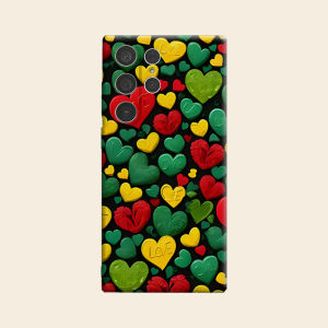 Color Hearts Luxury Fashion Full Lens Protective Case for Samsung Galaxy S26 S25 S24 A56 A36 Plus Ultra