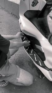 Karpet Motor Pcx 150 Dozeuscka: Bahan Karet Tebal Tidak Luntur & Anti Slip Sangat Nyaman Digunakan