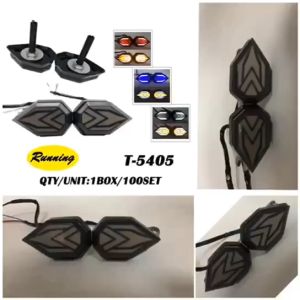 Sen Tempel Lampu Sein Tempel LED Running Segi Lima Universal R15 CBR150R GSXR25 Ninja 150 Ninja 250