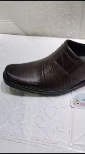 SEPATU SLOP CROCODILE KULIT SAPI COKLAT 39-43 PRIA