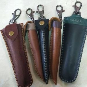 Sarung Once rokok dari kulit asli jahit sulam