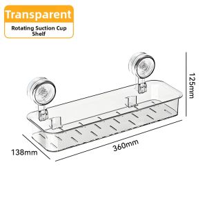 Suction Wall-mounted Bathroom Shelf