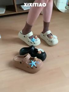 XIXITIAO | Dép Cute Mùa Hè Biển Đế Dày